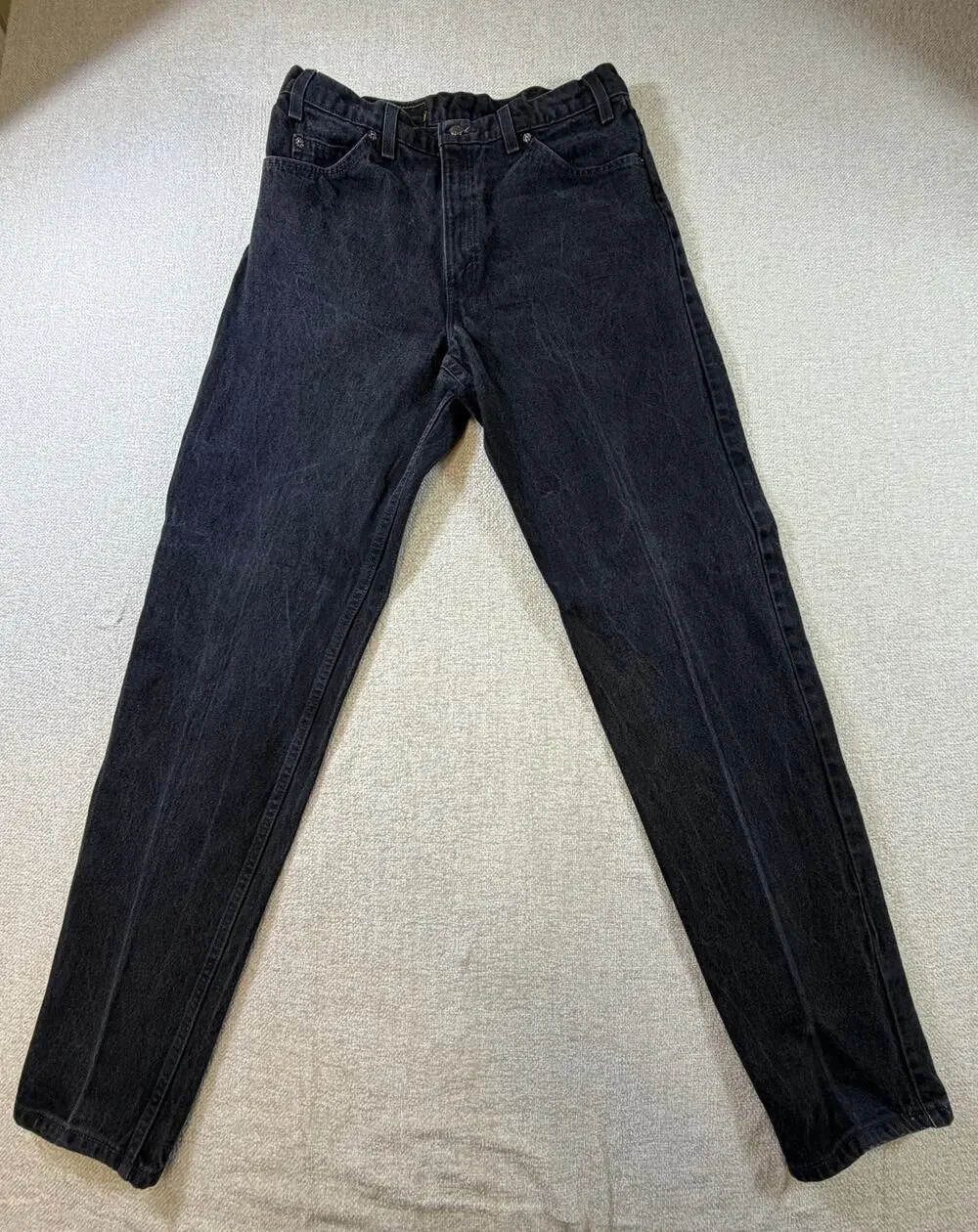 Levi's 550 Men's Black 34x34 Relaxed Straight Leg Denim Jeans Pants Casual Fit